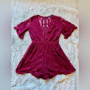 Beau Tissu Lace Romper